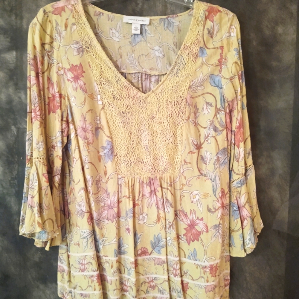 Vintage America Blouse XL